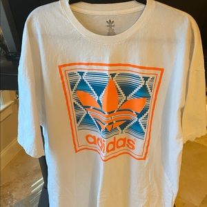 Men’s White Adidas T Shirt